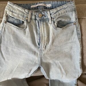 Juniors Tinseltown Faded Light Blue High-Rise Jeans